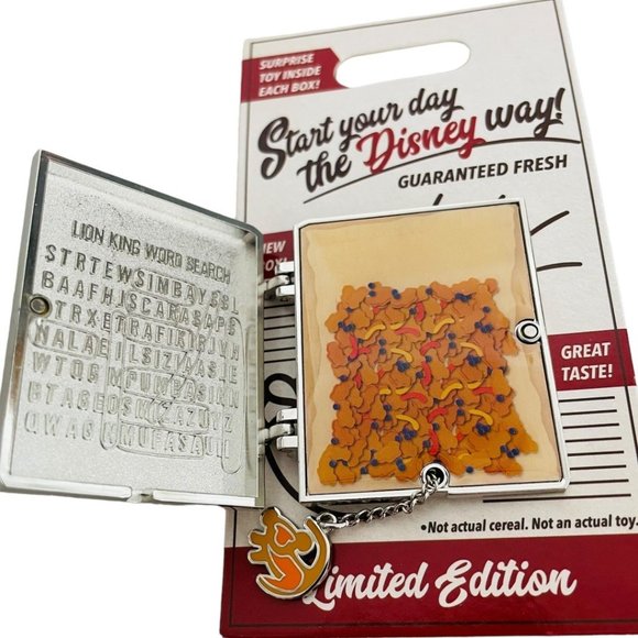 Disney Lion King Timon’s Bugs and Grubs Cereal Box Timon Limited Edition Pin - Picture 2 of 7